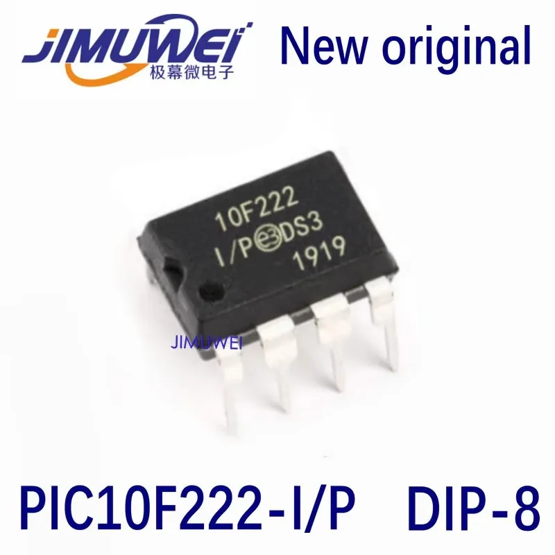 PIC10F222-I/P DIP-8 Direct insertion microcontroller 100%New and Original