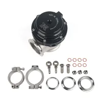 Puerta de residuos Turbo con bridas de banda en V, Universal, 38mm, externa, para colector Turbo de supercharga, accesorios para coche