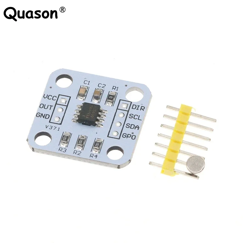 AS5600 Magnetische Encoder Magnetische Inductie Hoek Meting Sensor Module 12bit Hoge Precisie