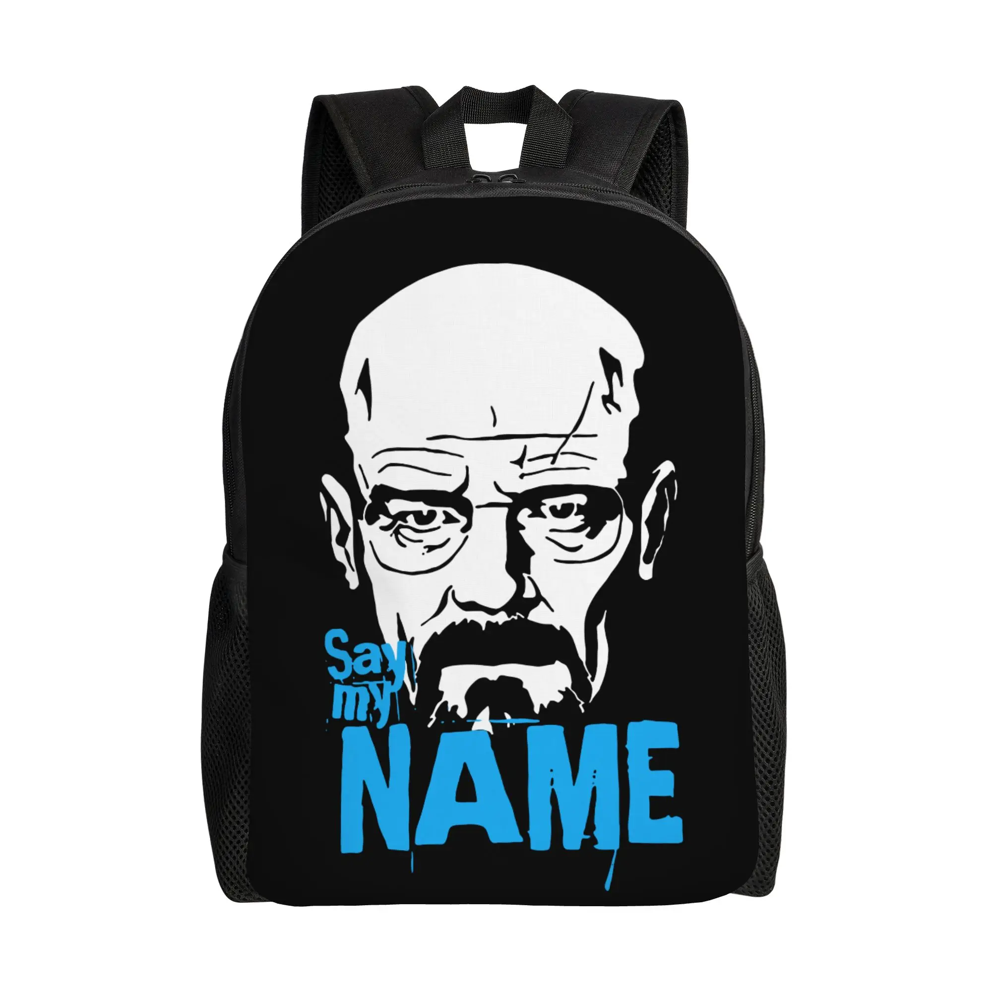 

Рюкзак Breaking Bad Say My Name для спорта, школы, походов, с изображением Гейзенберга и Уолтера Уайта, для мужчин и женщин, студенческая сумка через плечо