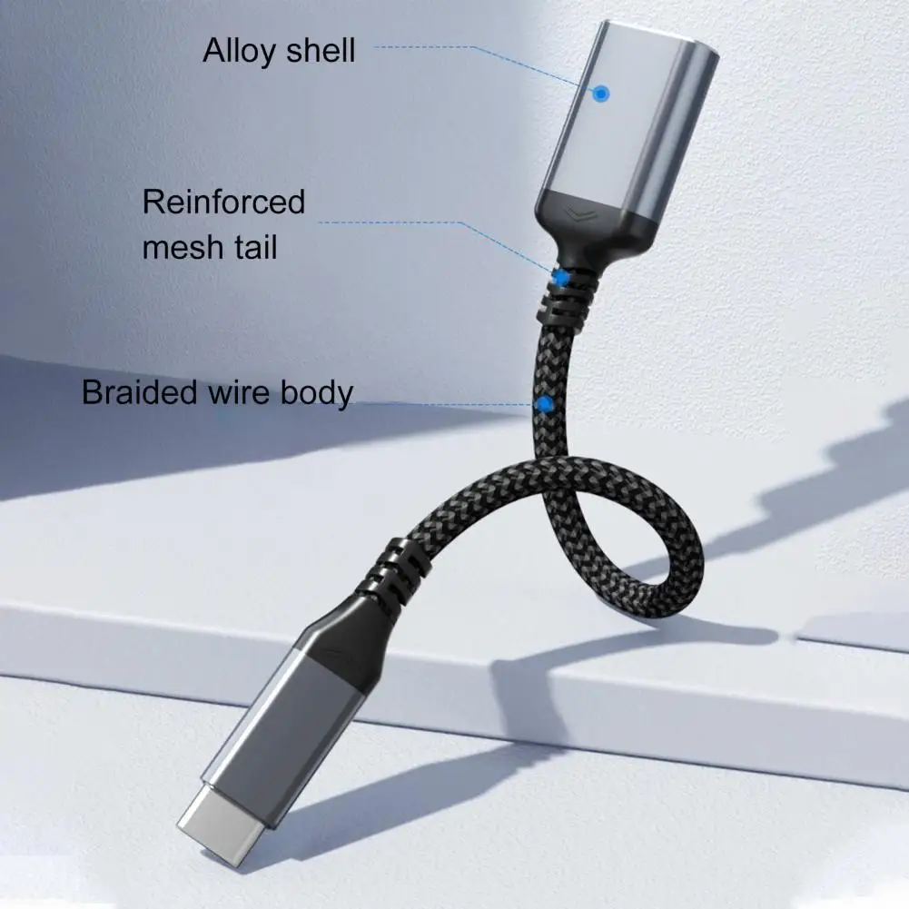 Durable  Useful OTG USB-C Type-C to USB 3.0 Adapter Cable Lightweight OTG Adapter Cable No Delay   for U Disk