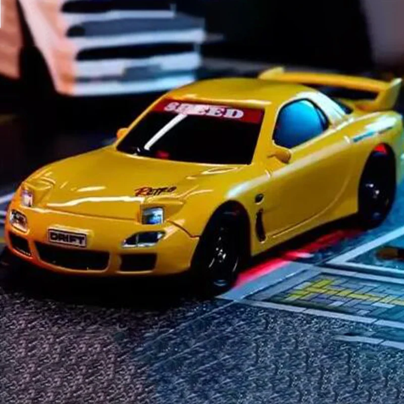 

Мини-радиоуправляемый автомобиль Drift в масштабе 1/43 2,4 г, полностью пропорциональный, 3-скоростной, с переменной скоростью, Jdm Drift, настольная игрушка с дистанционным управлением для детей