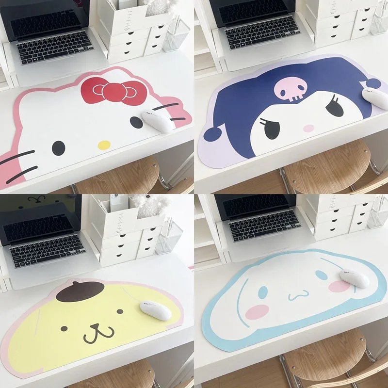 

Sanrio Hellokitty Leather Mouse Pad Kuromi Pochacco Cinnamoroll Mousepad Gaming Office Computer Desktop Anti-Slip Pad Desk Mat