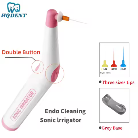 Dentistry Endo Sonic Irrigator With 120 PCS Tips Dentist Vibration Cleaning Instrument For Root Canal Treatment