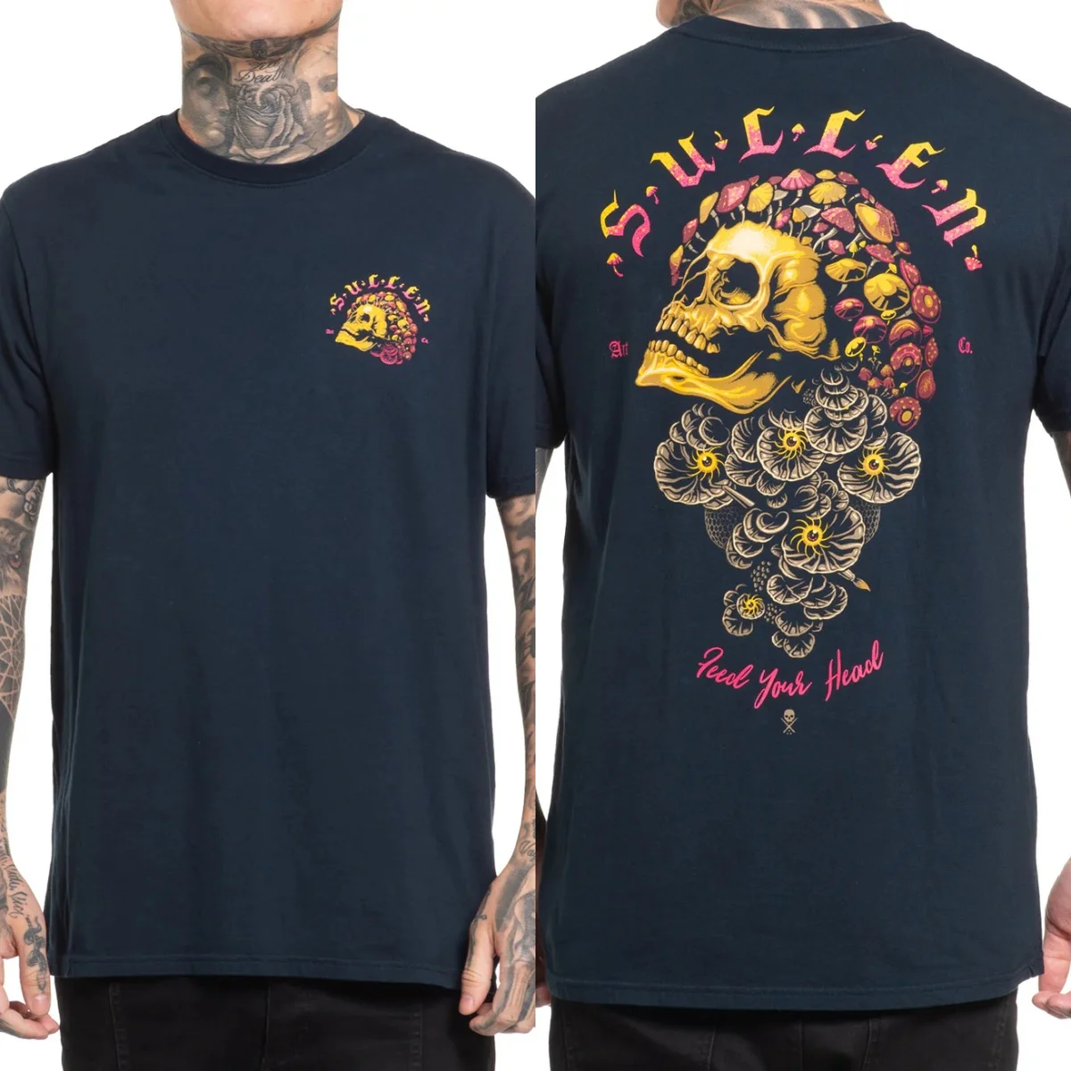 New 2026 Sullen Clothing Graphic Cotton T-shirt Unisex Summer Short Sleeve Fashion Brand Tee Luxury Casual Vintage Tees