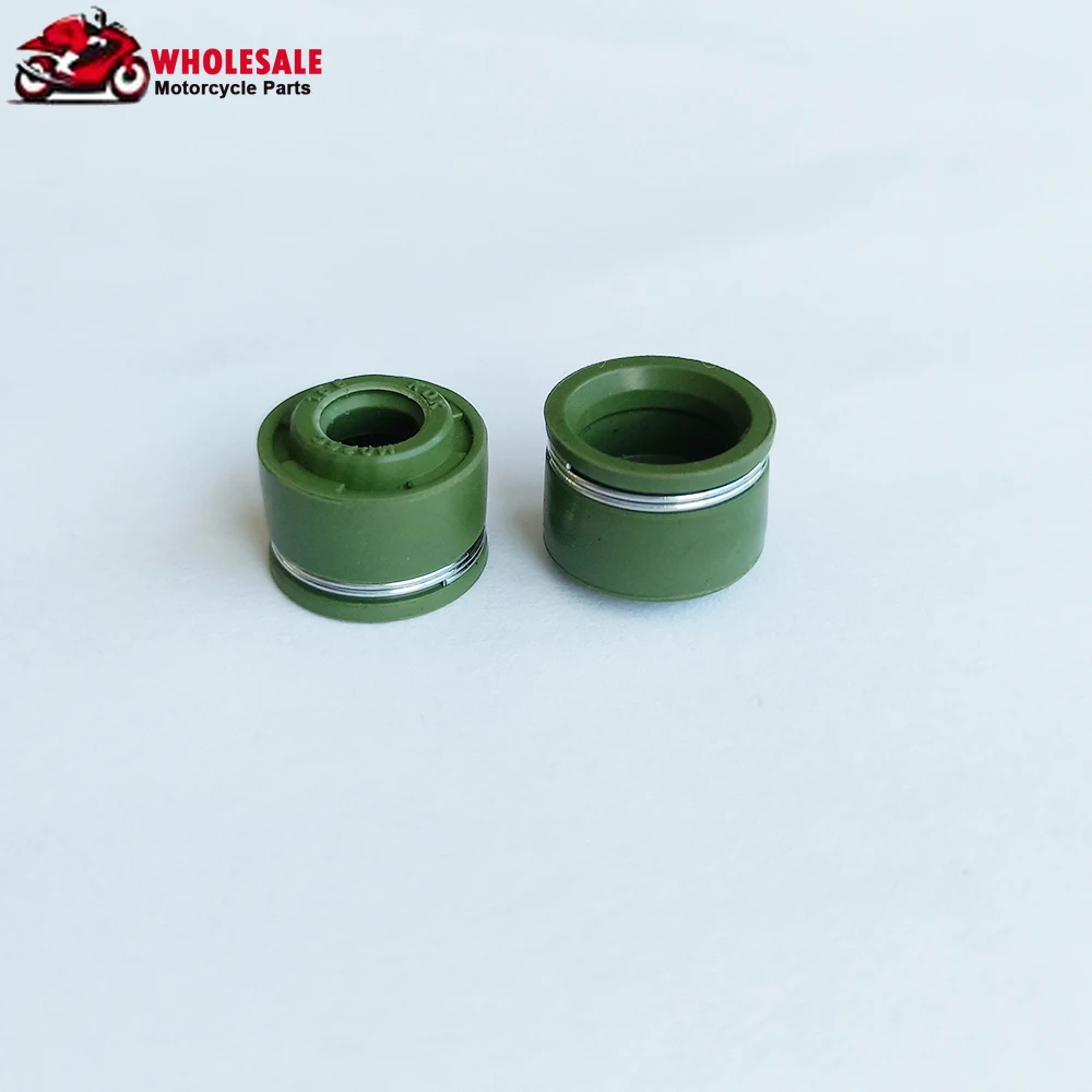 Piezas de motor de motocicleta de 5,5mm, válvula de vástago de escape de admisión, sello de aceite para Suzuki GN250 DR250 EN250 GN 250 DR 250 EN 250