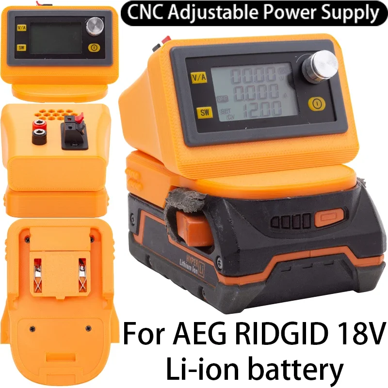 Power Supply CNC Adjustable DC Regulated Power Supply Buck-boost Controllable For AEG Ridgid 18V Lithium Battery