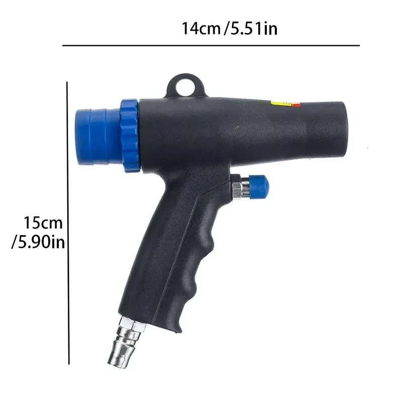 Automotive 2-in-1 Air Dust Collector, Dual Function Vacuum Blowing and Suction Gun Kit, Pneumatic Vacuum Cleaner Tool