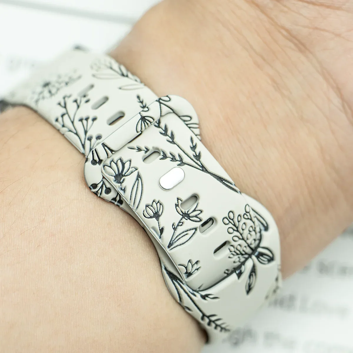 جديد نغمتين الهندباء الفرقة لساعة غالاكسي 4/5/6/7 20 مللي متر 44 45 مللي متر 5 برو 40 مللي متر سيليكون حزام ل كوريا غالاكسي ساعة 6 الكلاسيكية #4