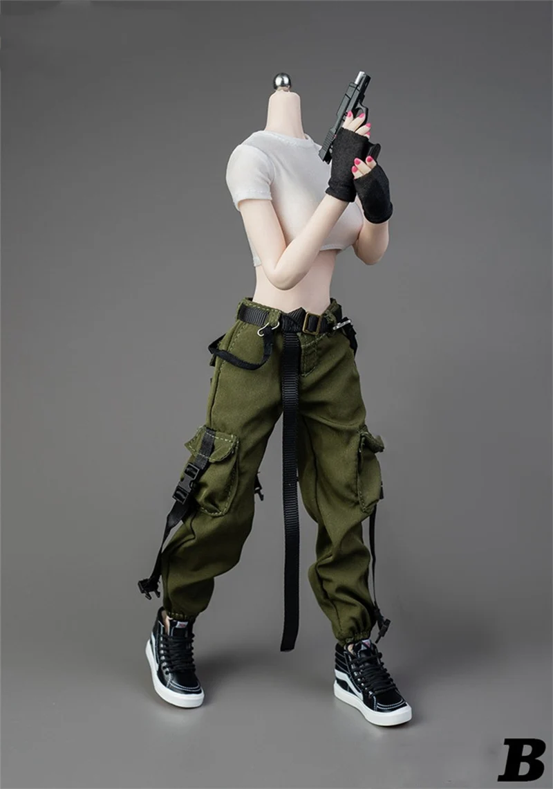 1/6 Scale Action Figure Doll Clothes Accessories T-shirt + Pants Set Outfit For 12