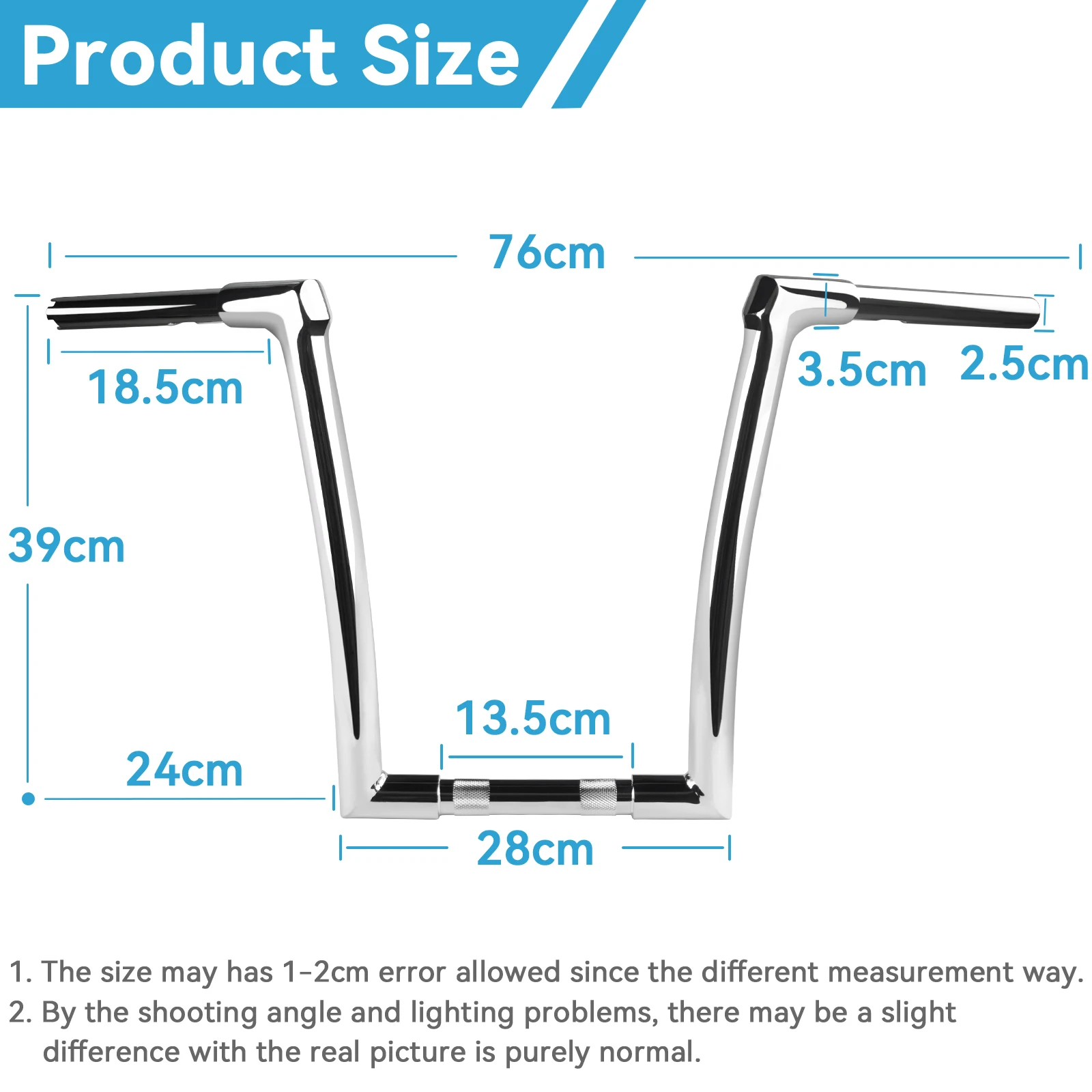 

Уникальный хромированный 14-дюймовый руль с вешалкой Ape, совместимый с большинством для Harley Dyna Softail Sportster XL883 1200 Road King Road G