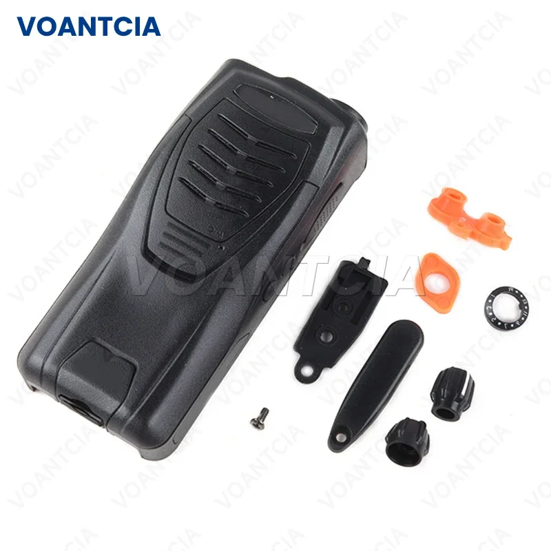 

1 ~ 5 комплектов, черный корпус, передняя крышка, ручка, пылезащитный чехол, ремонтный комплект для Kenwood TK3207G TK2207G, аксессуары для радио рации