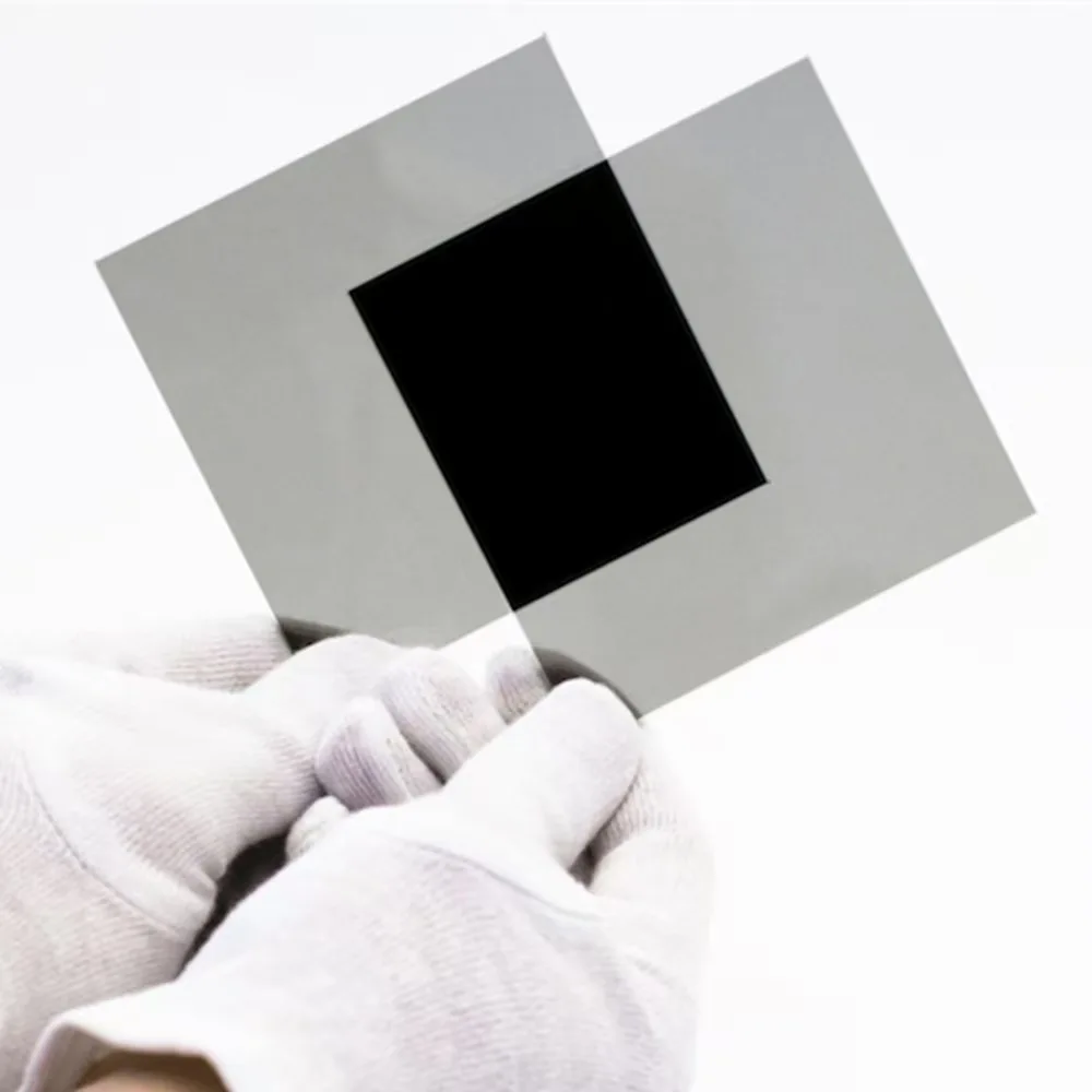 2/20 szt. 10*10cm 0/90 °   Samoprzylepne arkusze filtrów polaryzacyjnych liniowych, folia polaryzacyjna LCD, akcesoria do okularów fotograficznych z soczewkami polaryzacyjnymi