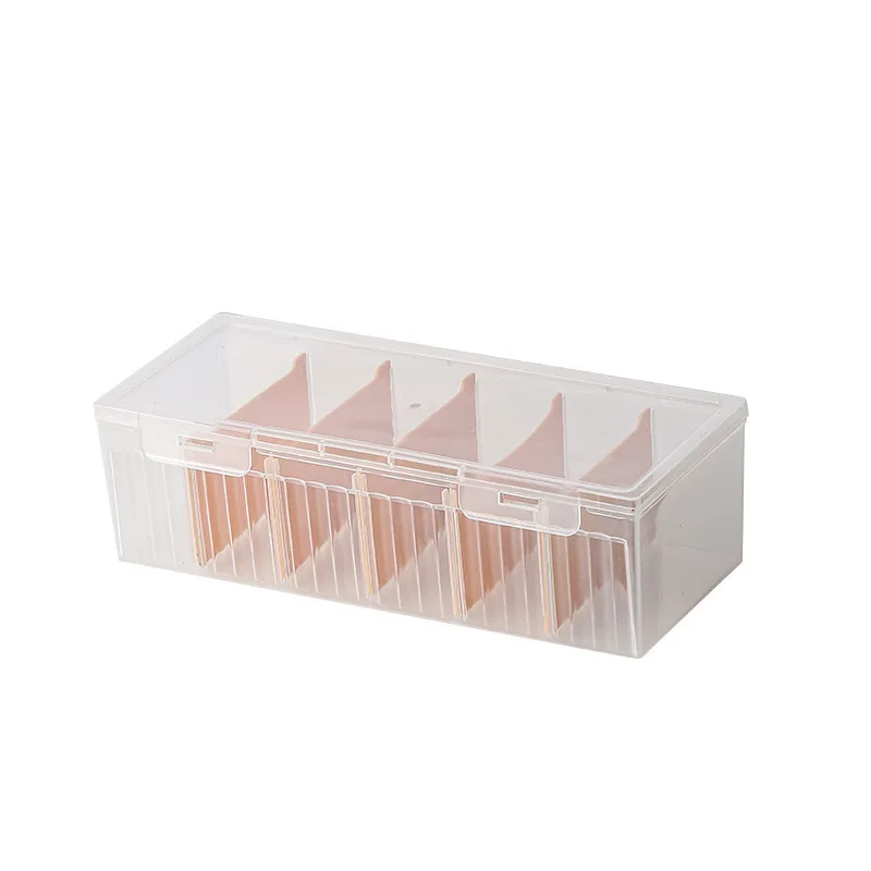 Kaartopbergdoos met meerdere compartimenten en deksel Verstelbare verdelers Stofbestendige organizer voor ruilkaarten Game Collection - afbeelding 2