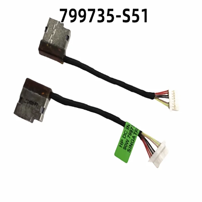 

for Hp M6-W X360 13-S 807522 -001 799735 -F51 799735 -S51 799735 -T51 799735 -Y51 Dc Cable Charging Power Socket with Cable