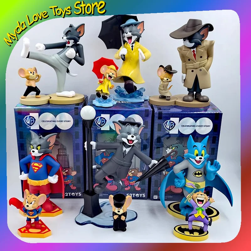 52TOYS Tom And Jerry Warner Anniversary Collection Series Blind Box Tom And Jerry Anime Action Figure Kawaii Figurine Toy Gift