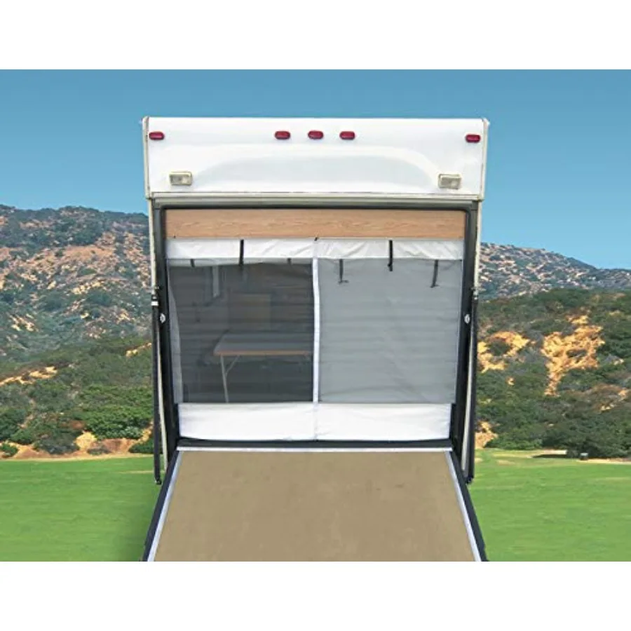 

Universal Add-A-Wall Privacy Screen for RV Door with Enhanced Sun and Wind Protection 98W x 98T Ideal for Outdoor Living Spaces