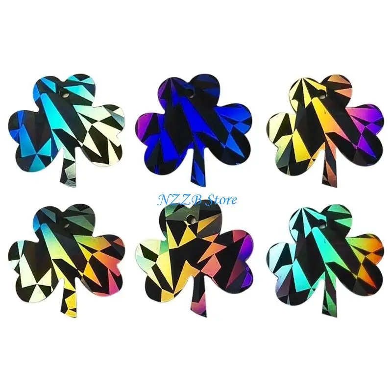 T21F البرسيم قالب من السيليكون المجسم الراتنج قالب DIYs المفاتيح مجوهرات القرط قلادة