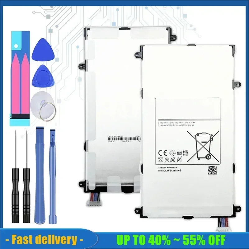 Battery For Samsung Galaxy Tab 2 3 4/S S2 S3/A E (7.0 8.0 8.4 9.6 9.7 10.1 10.5) Pro 8.4/Note 8 12.2