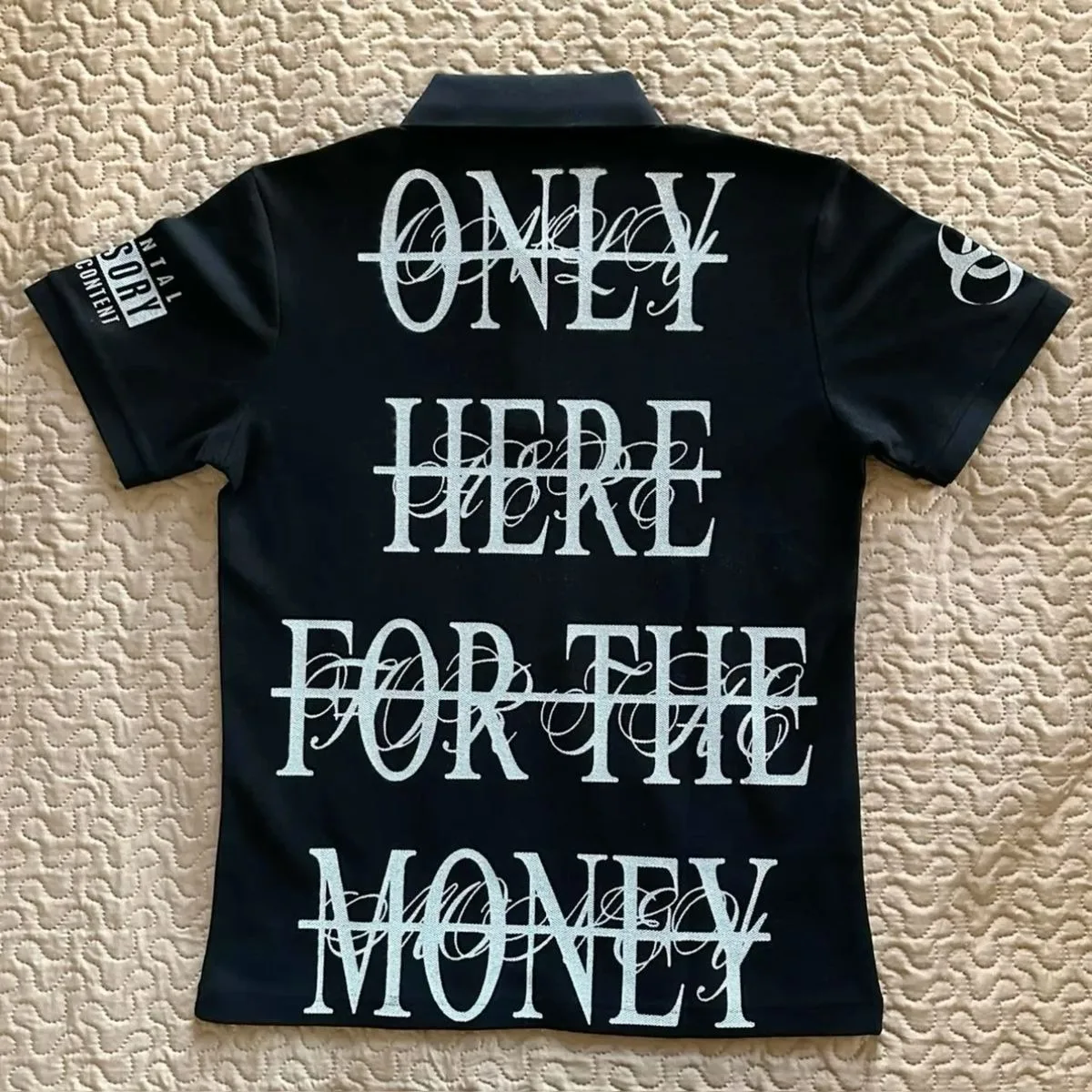 Minimalist and Fashionable Hip Hop Y2K Polo Shirt Print Rock Goth Oversized T-shirt Button-down Collar Shirt Punk Casual Tee