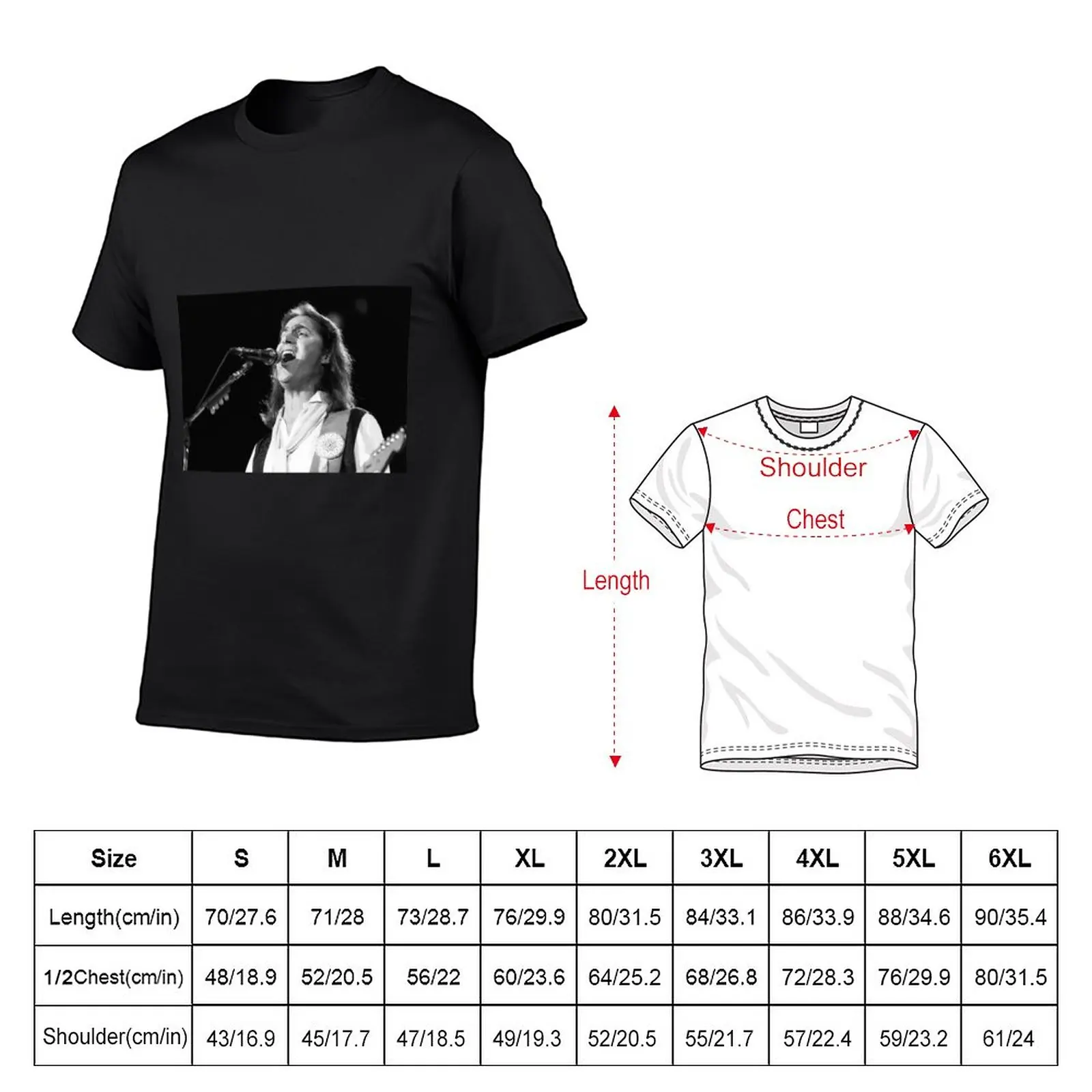 New Dan Fogelberg - BW Photograph T-Shirt summer top plus size t shirts Anime t-shirt mens graphic t-shirts