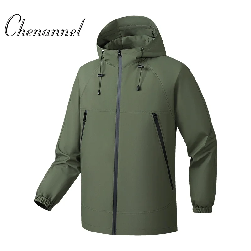 Chaquetas cortavientos para hombre, abrigo militar impermeable con capucha, nuevas chaquetas de combate para hombre, prendas de vestir para senderismo al aire libre y ciclismo de otoño