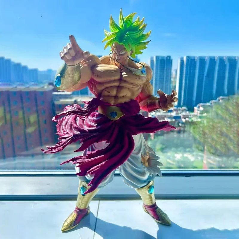 Dragon Ball Z Jt ou Ck Statue Broly Figure Ssj3 Broly Super Saiyan Pvc Figurines 50 cm Mode de Collection Jouets Cadeaux d'anniversaire