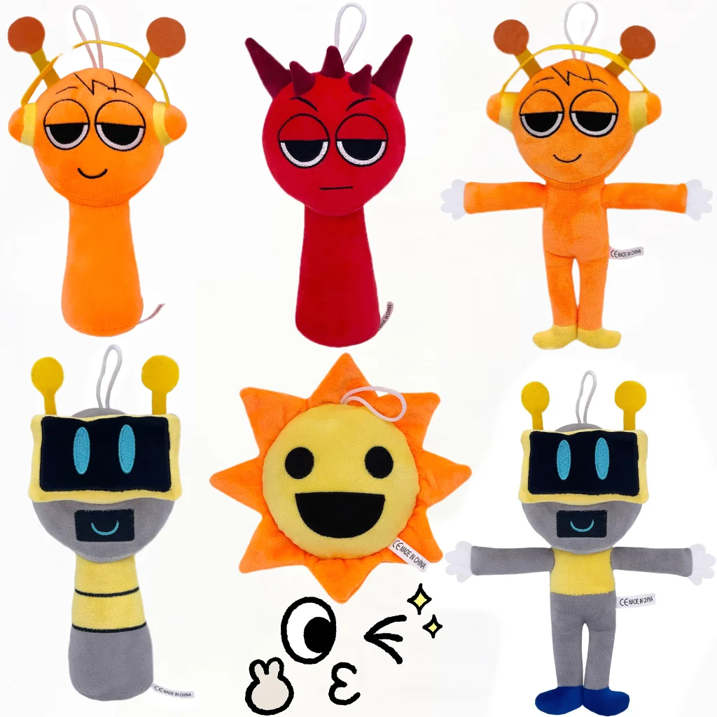 54 أنماط Sprunki ألعاب من القطيفة Sprunki أفخم دمية Sprunki لعبة وسادة هدايا عيد ميلاد الاطفال محشوة الدمى هدية الكريسماس