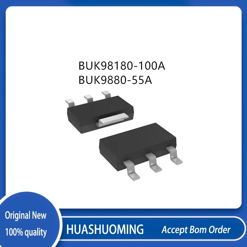 50Pcs/Lot BUK98180-100A BUK98180 BUK9880-55A BUK9880  SOT-223
