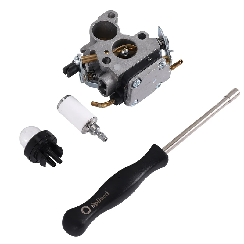 

B-T Carburetor For Husqvarna 235 240 235E 236 236E 240E Chainsaw 574719402 545072601 With Screw Tool Bulb Fuel Filter