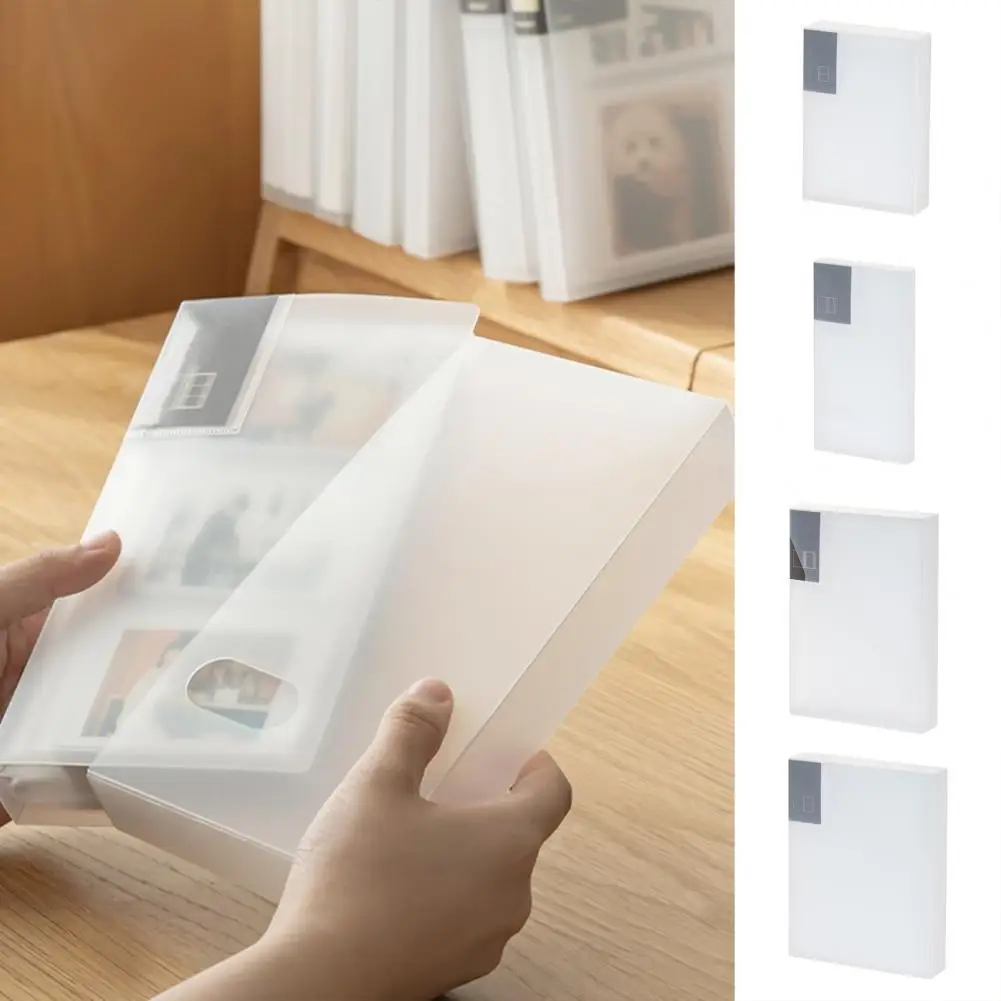 Photo Album Dustproof Polaroid Album Waterproof Photo Storage Transparent Pages Photo Card Collection Book Home Decor