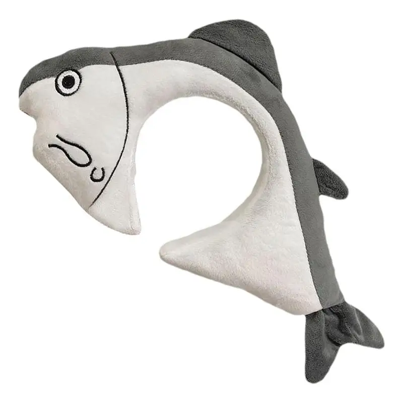 Funny Fish Shark Headband Fish Photo Washing Headband Headwear Funny Sand Sculpture For Female Children adults