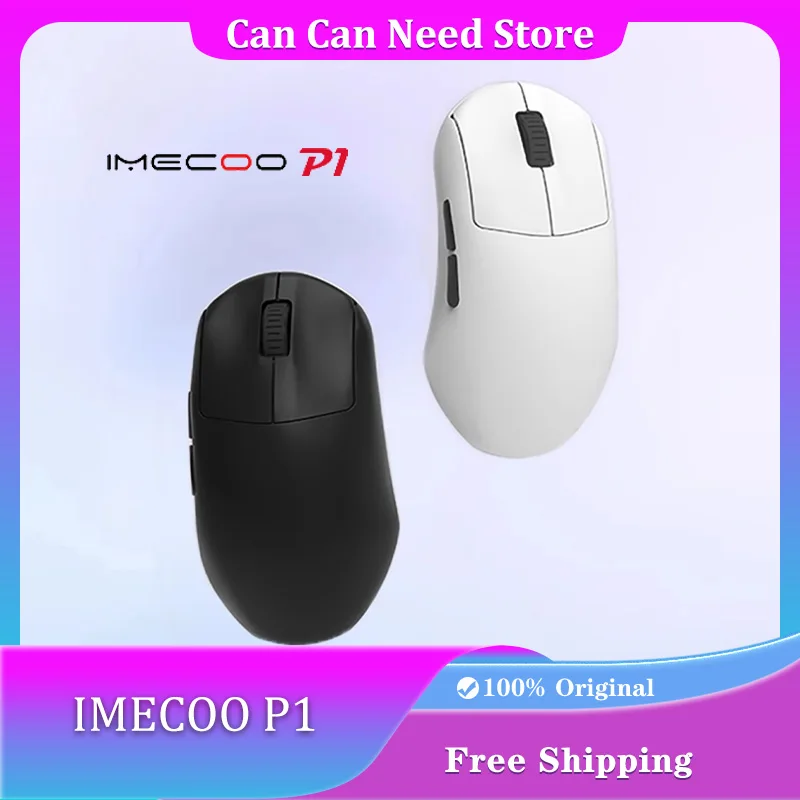 

IMECOO P1 Wireless Gaming Mouse Flagship High-Precision Sensor Pixart3950 8000Hz Return Rate Customized E-Sport Game Mouse