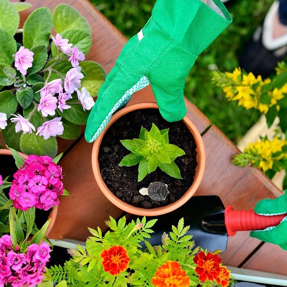 

24pcs Miniature Turtle Decor Realistic Small Turtle For Micro Landscape Garden Bonsai Plant Ornament Decoration