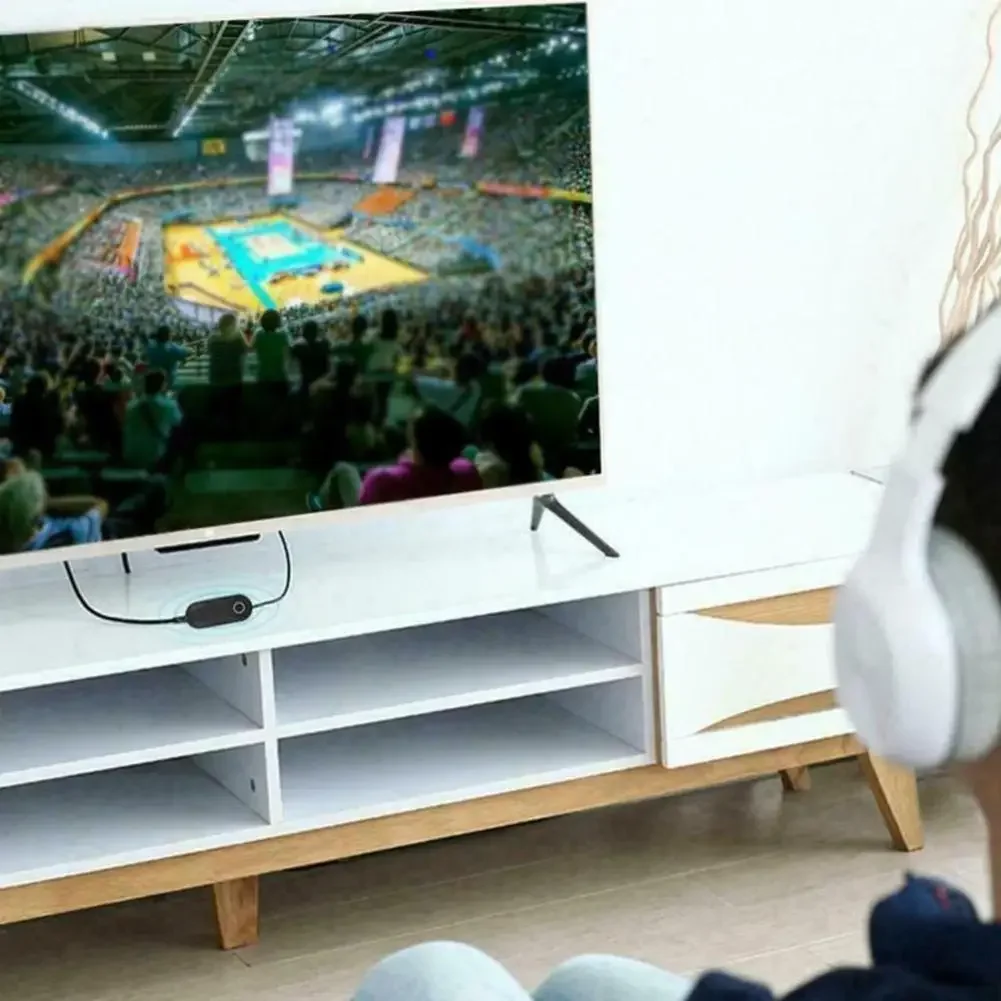 Bluetooth 5.0 Adapter Wireless Audio Bluetooth Transmitter Receiver for PC/TV/Car 3.5mm AUX Music RX Sender Adaptador