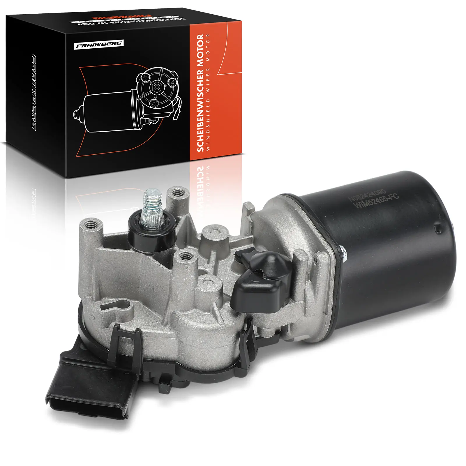 Frankberg 1x ruitenwissermotor Schijf ruitenwissermotor voorzijde voor Renault Twingo 1C06 1.2L Bj vanaf 1993 7701052465 7701207936 7701036015