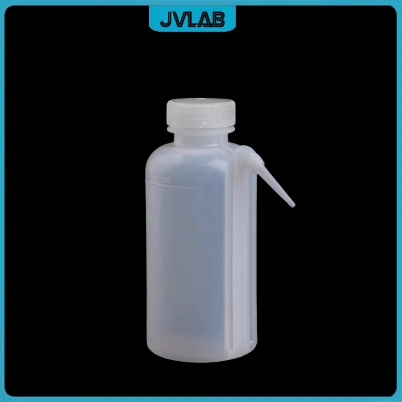 Plastic Wash Bottle Laboratory LDPE Squeeze Measuring Bottle For Lab Use Integrated Body & Separating Tube 500ml Wide Caliber