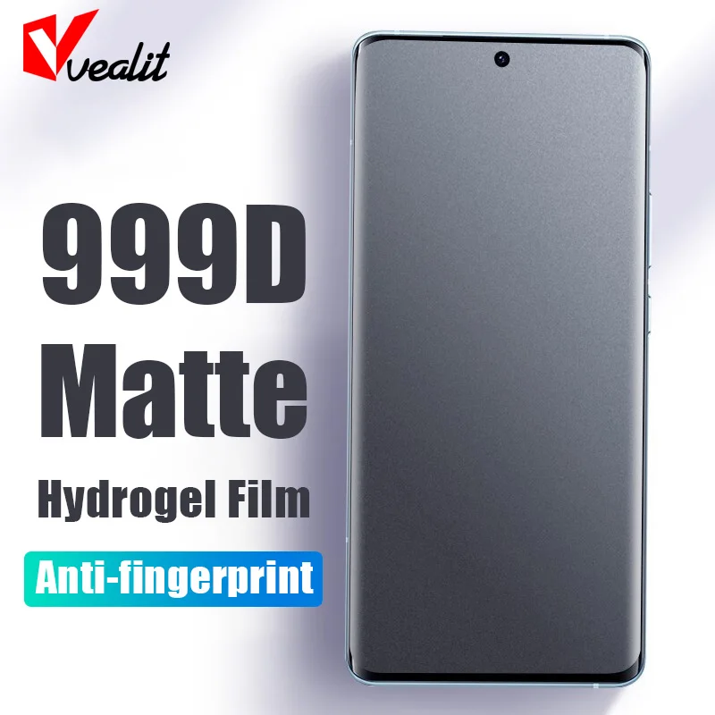 

1-3Pcs No Fingerprint Matte Hydrogel Film for Vivo X Note X80 X70 Pro Plus Y55 Y33S Y33 Y31 Y21 T1 iQOO Z5 Z6 8 9 Pro Not Glass