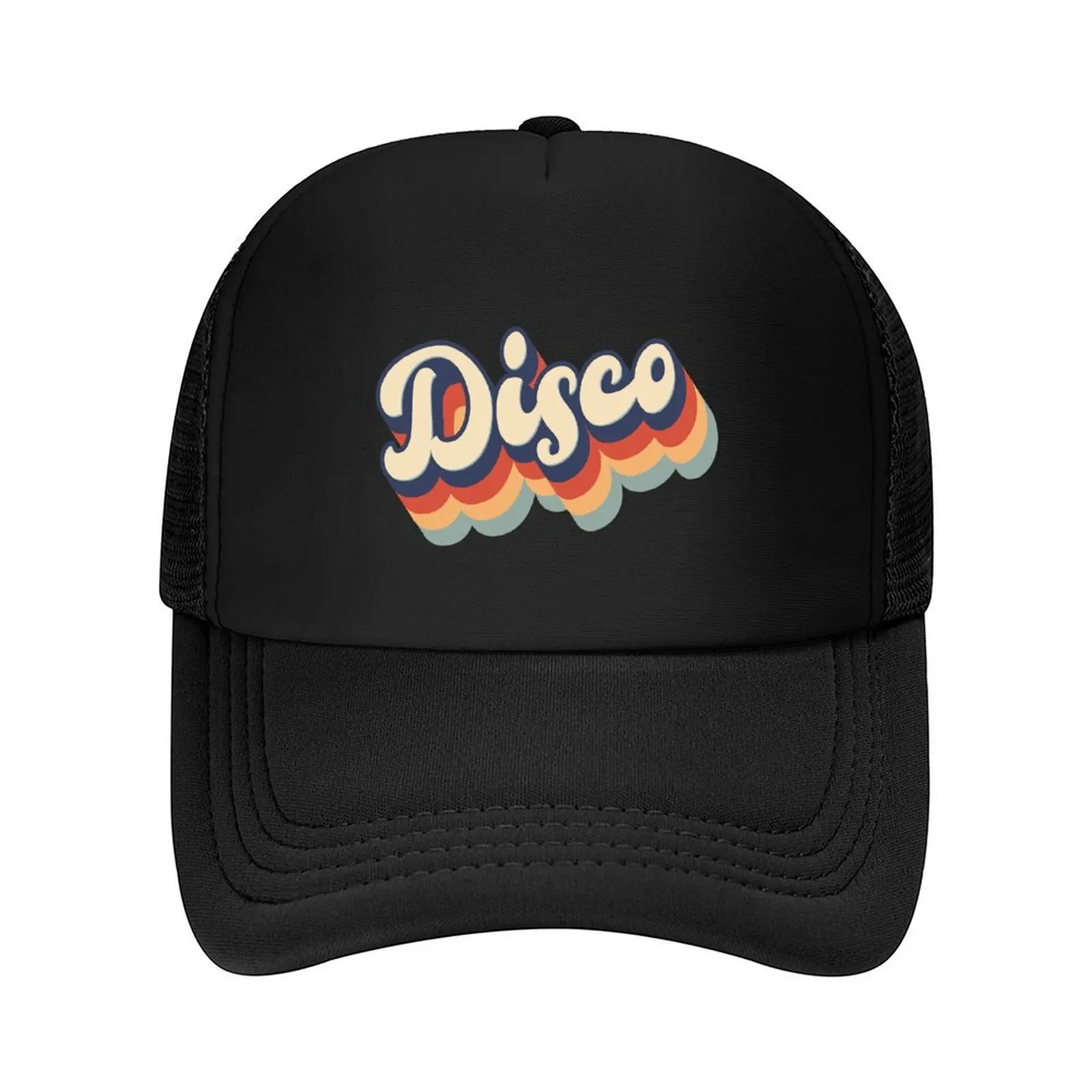 

Vintage Disco T-Shirt - 70s Style Design for Music and Dance Fans Baseball Cap Thermal Visor Beach Rugby |-F-| For Men Women's