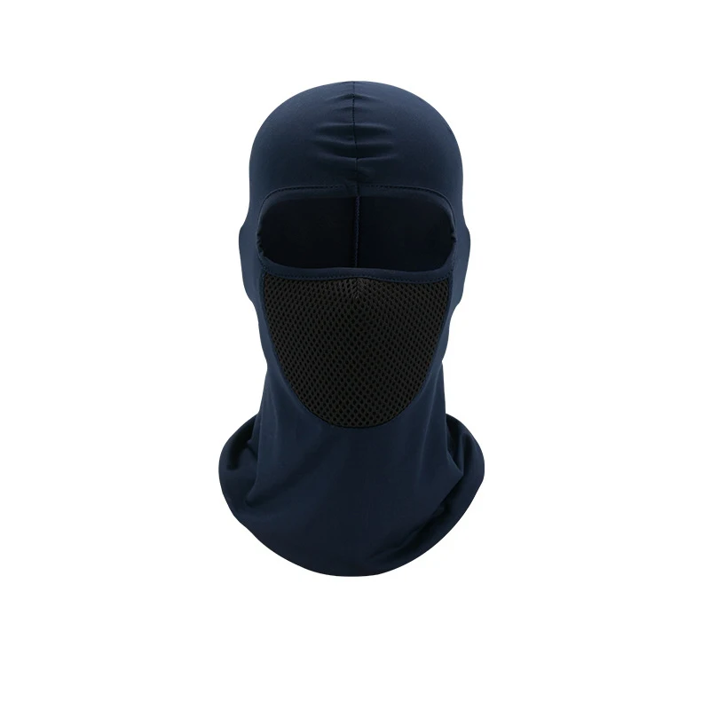 New Cool Lycra Cycling Full Face Mask Cover For Men Women Solid Warmer Beanies Fast-dry Helmet Liner Windproof Ski Balaclava Cap