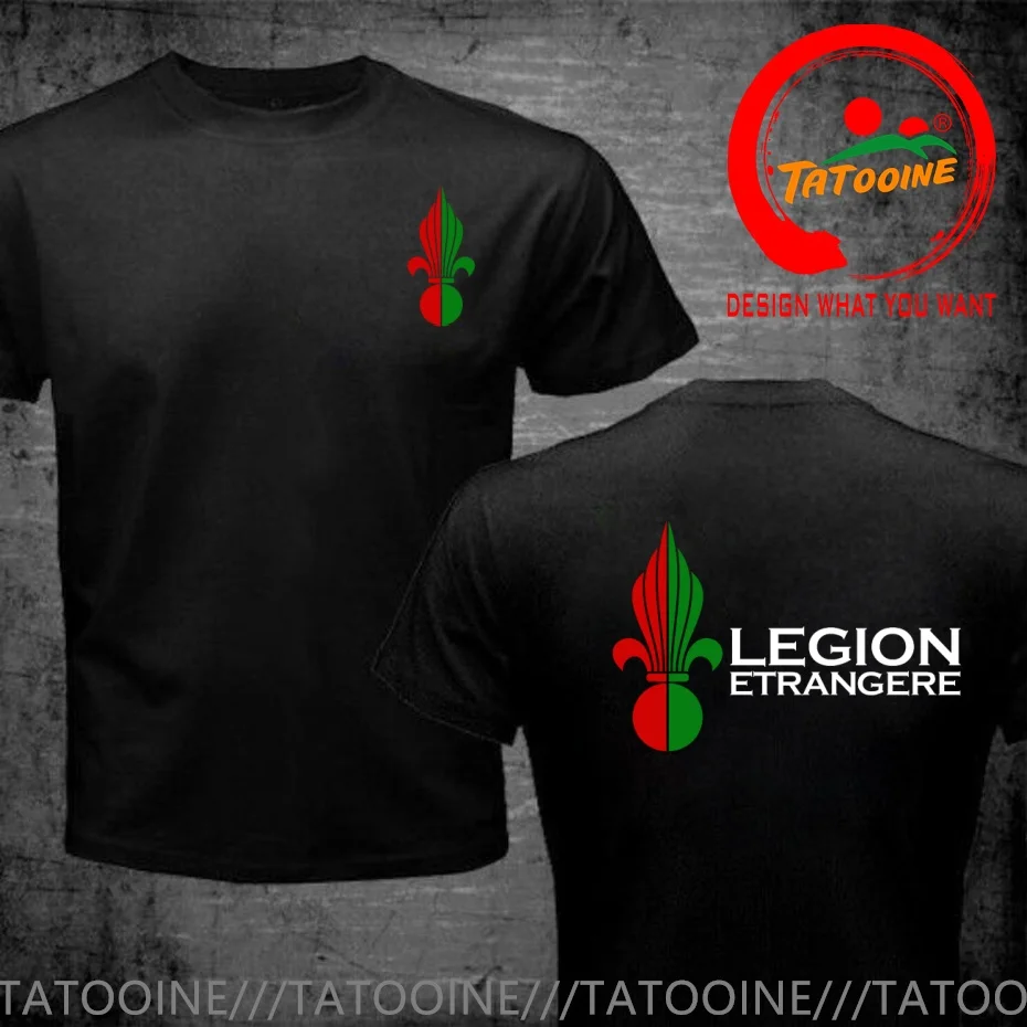 French Foreign Legion T Shirt Men Fashion Trendy Casual Clothing Stylish Tops Tee Shirt Leisure Tshirt Men's T-Shirt
