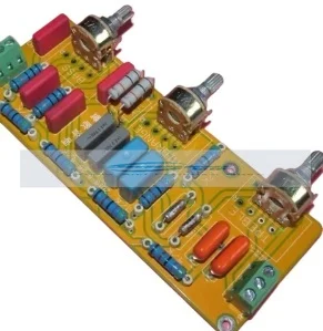 

Continuously Adjustable Treble Midrange Bass Attenuated Tone Board ALPS Blue Shell 500K Potentiometer Assembly LG175