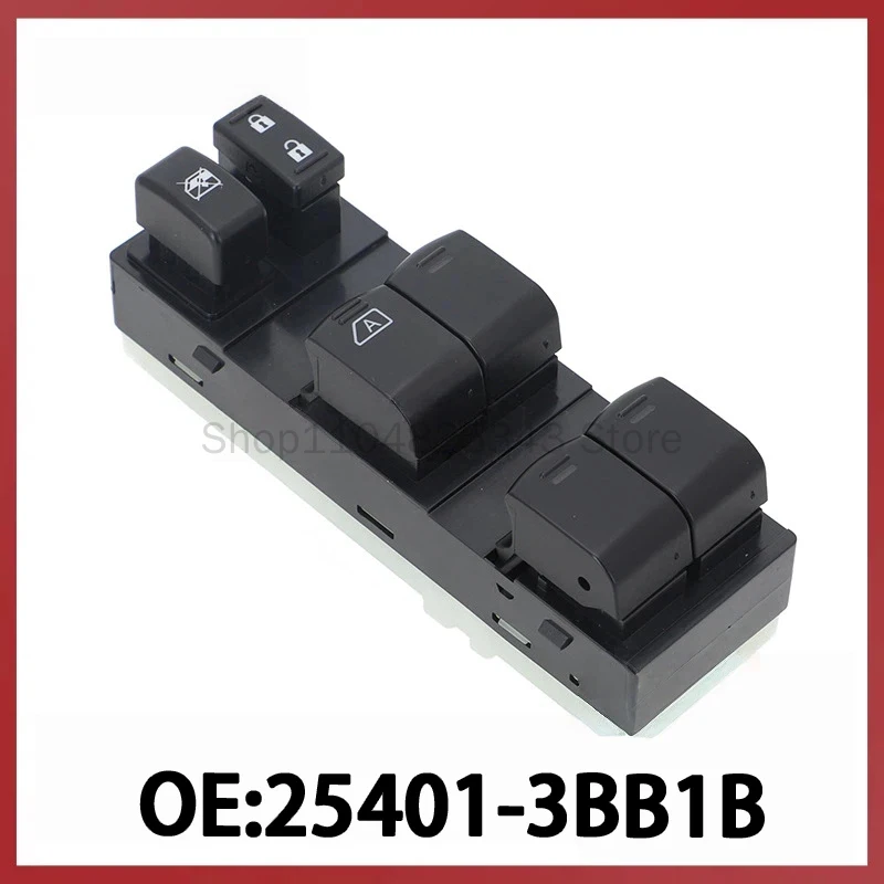 

25401-3BB1B for Nissan Sunshine Qashqai Auto Parts Glass Lift Switch Power Window Switch