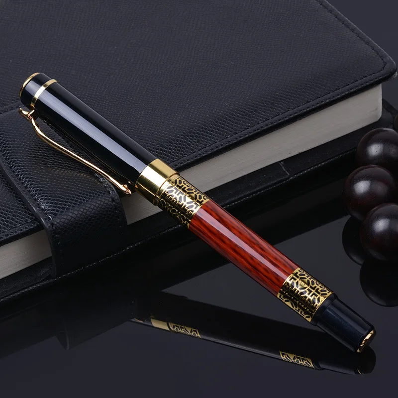 Chinese Style Metal Gel Pen 0.5mm Office Stationery Luxury Pen Hotel Business Writing Ballpoint Pen Customized Logo Name Gift