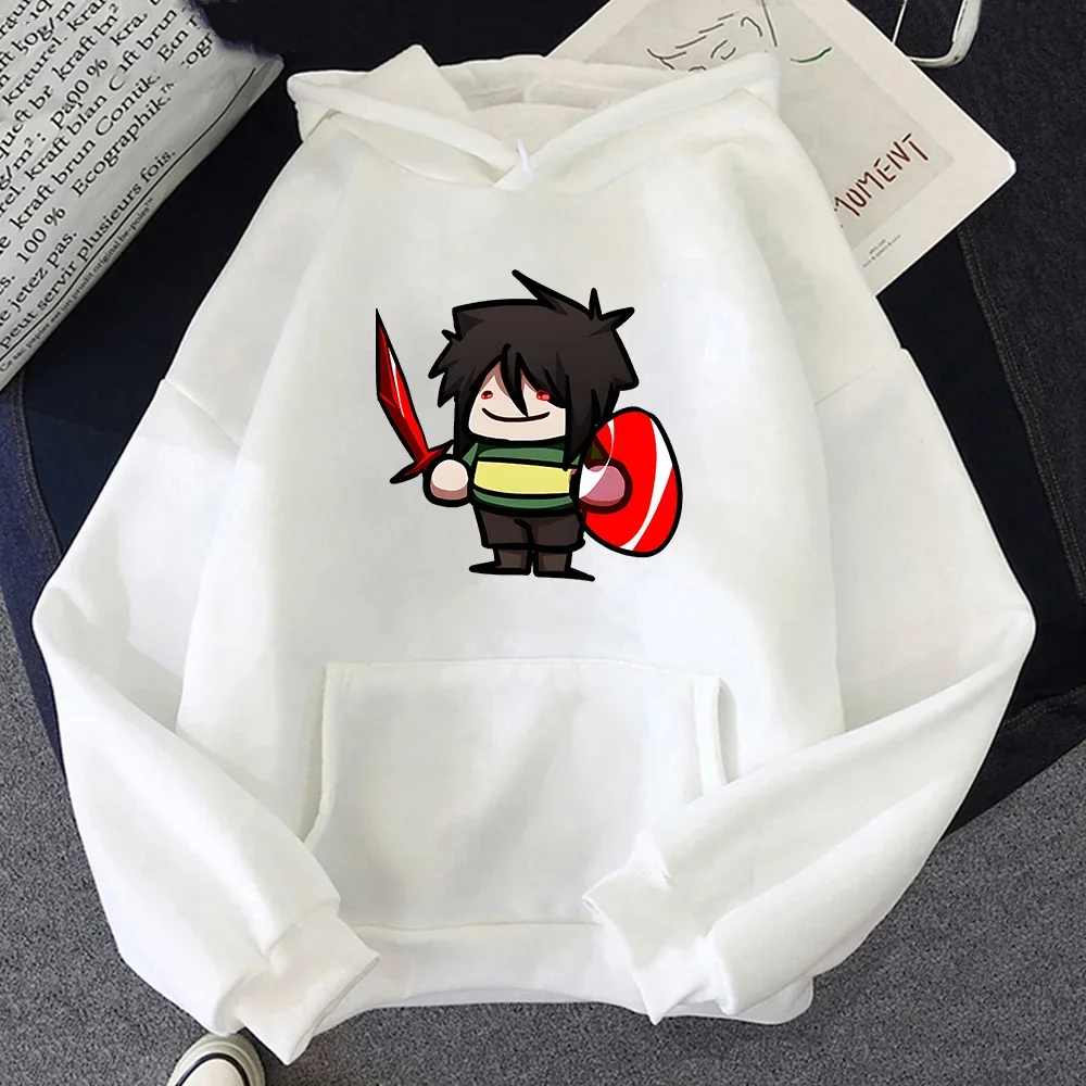 Game Undertale Chara Graphic Hooded Pullovers Manga Printed for Men's Street Sweatshirts Autumn/winter Oversized Casual Hoodies