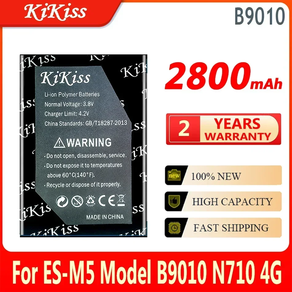 2800mAh KiKiss Powerful Battery For ES-M5 Model B9010 N710 4G LTE MIFI Router Digital Bateria