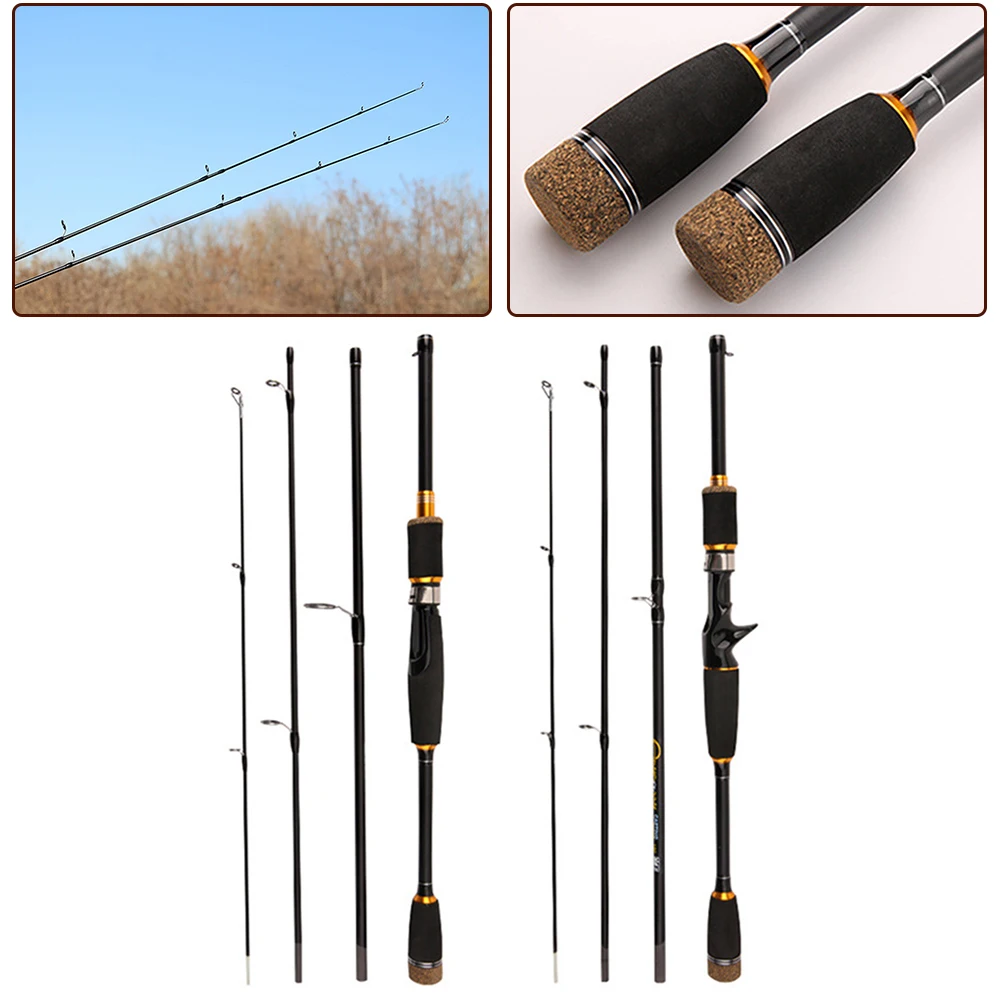 Shrinkage Length Travel Lure Fishing Rod Anti Crosswind Anti Winding Carbon Fiber Catfish Cockmouth Grip Horsemouth