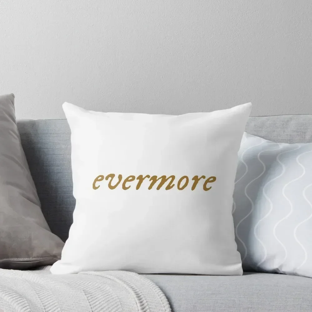 evermore Title Sticker Throw Pillow Pillow Cases christmas cushions covers pillow