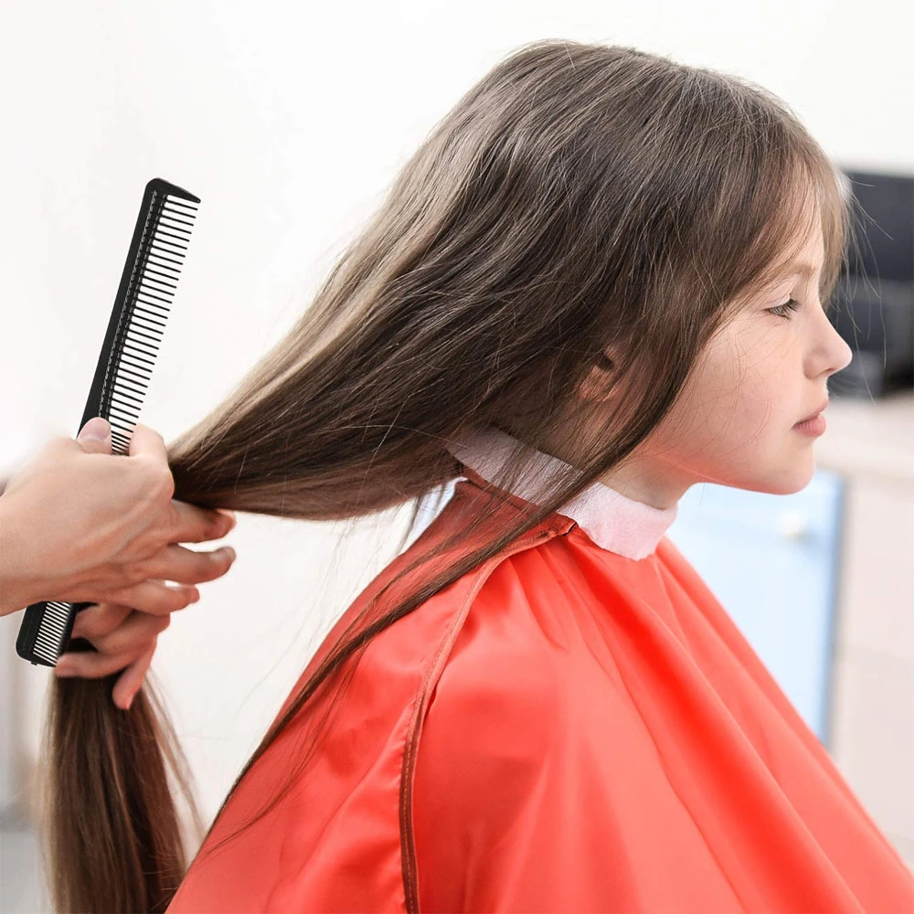 

2 шт., набор расчесок из углеродного волокна, профессиональная расческа для стрижки, массажная расческа для головы, расческа для салона, парикмахерские инструменты для укладки волос