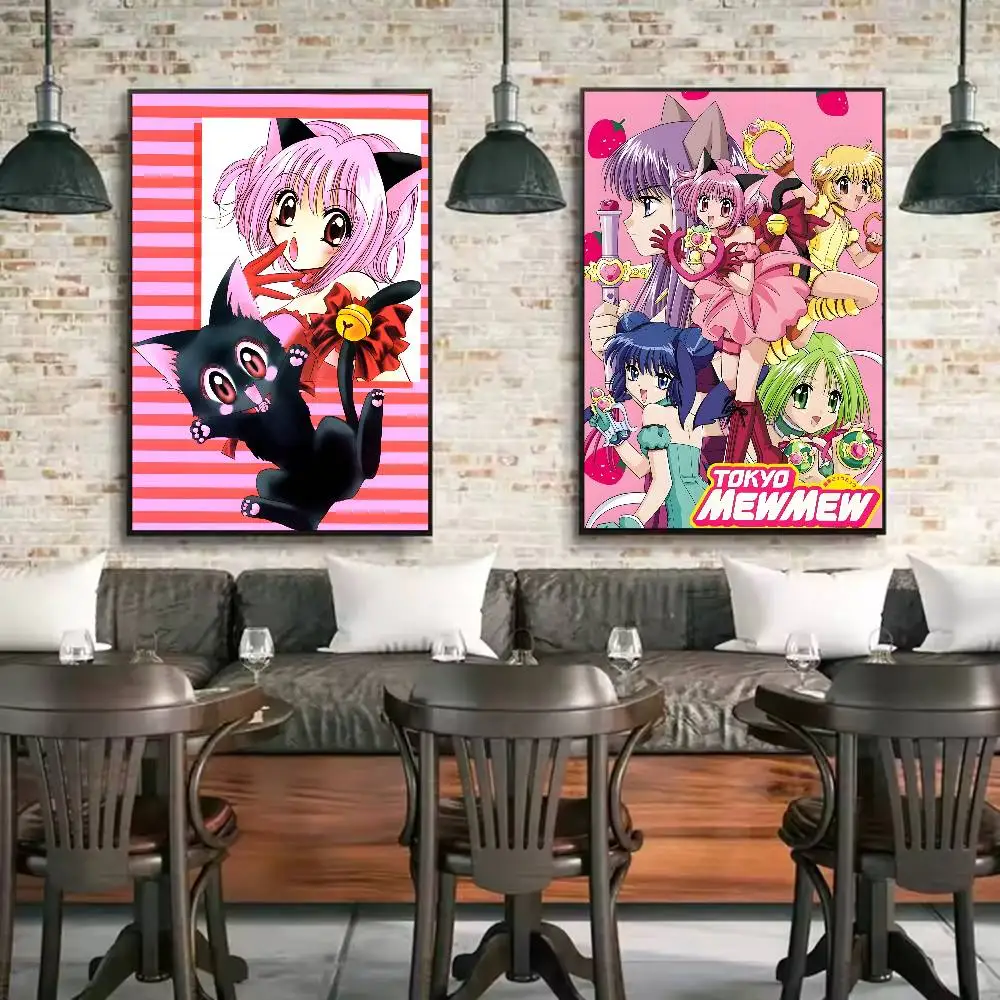 طوكيو ميو ميو أنيمي المشارك HD الفن لزجة جدار مقاوم للماء غرفة المعيشة المنزلي غرفة نوم بار الديكور الجمالي #2